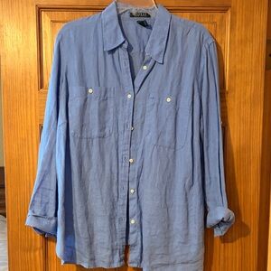 Polo Ralph Lauren linen button up shirt